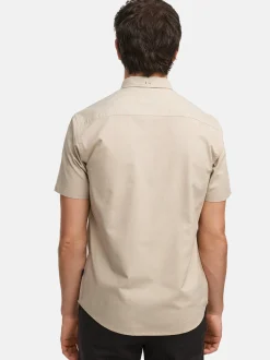 Kronstadt Herren Hemd Kurzarm - KSAsk in sand beige