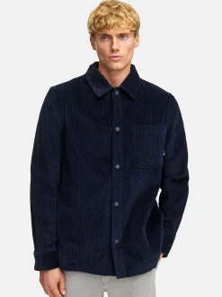 Kronstadt Herren Hemd Langarm - KSChandos overshirt in blau
