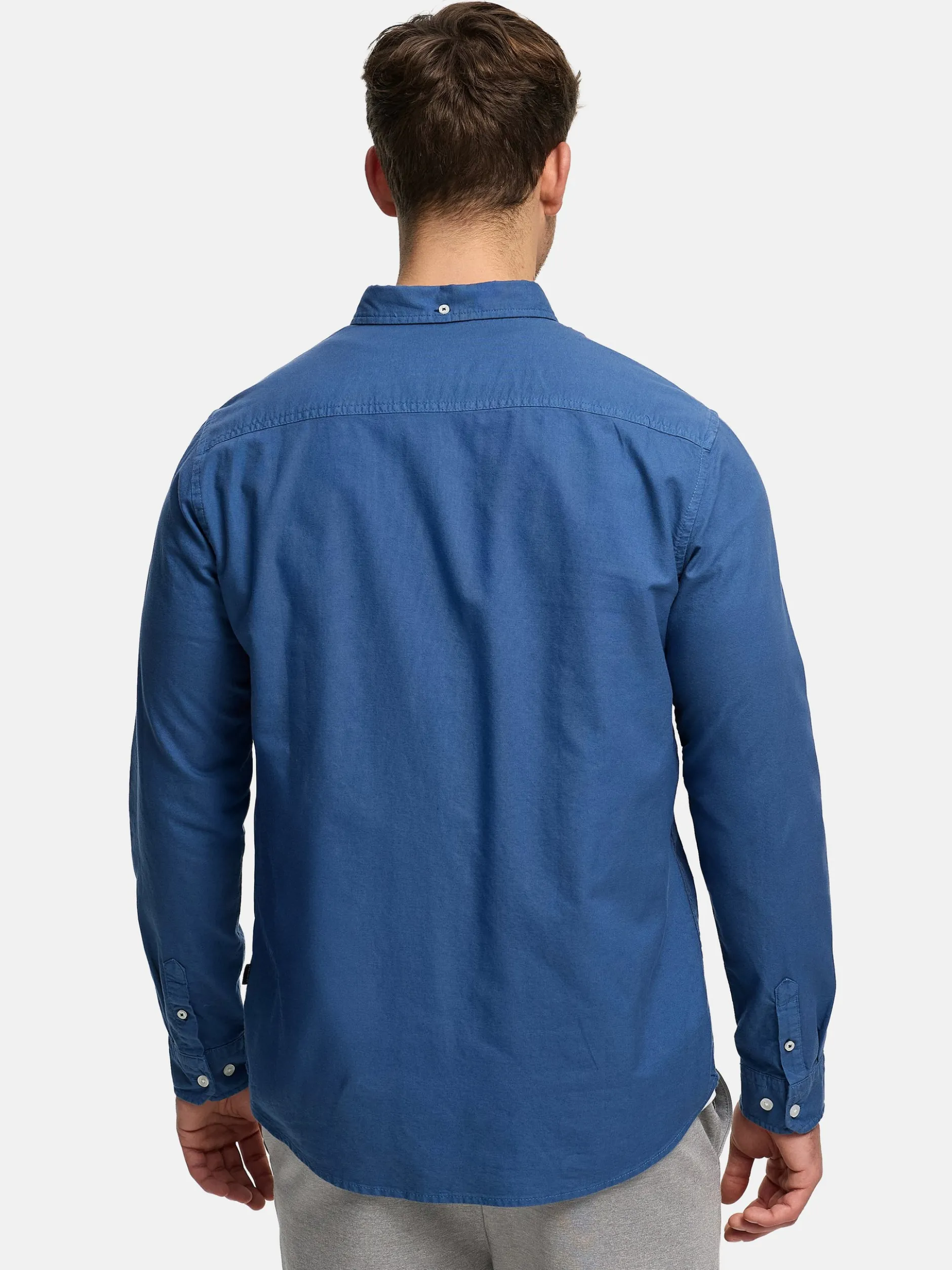 Kronstadt Herren Hemd Langarm - KSAsk Ls in hellblau blau