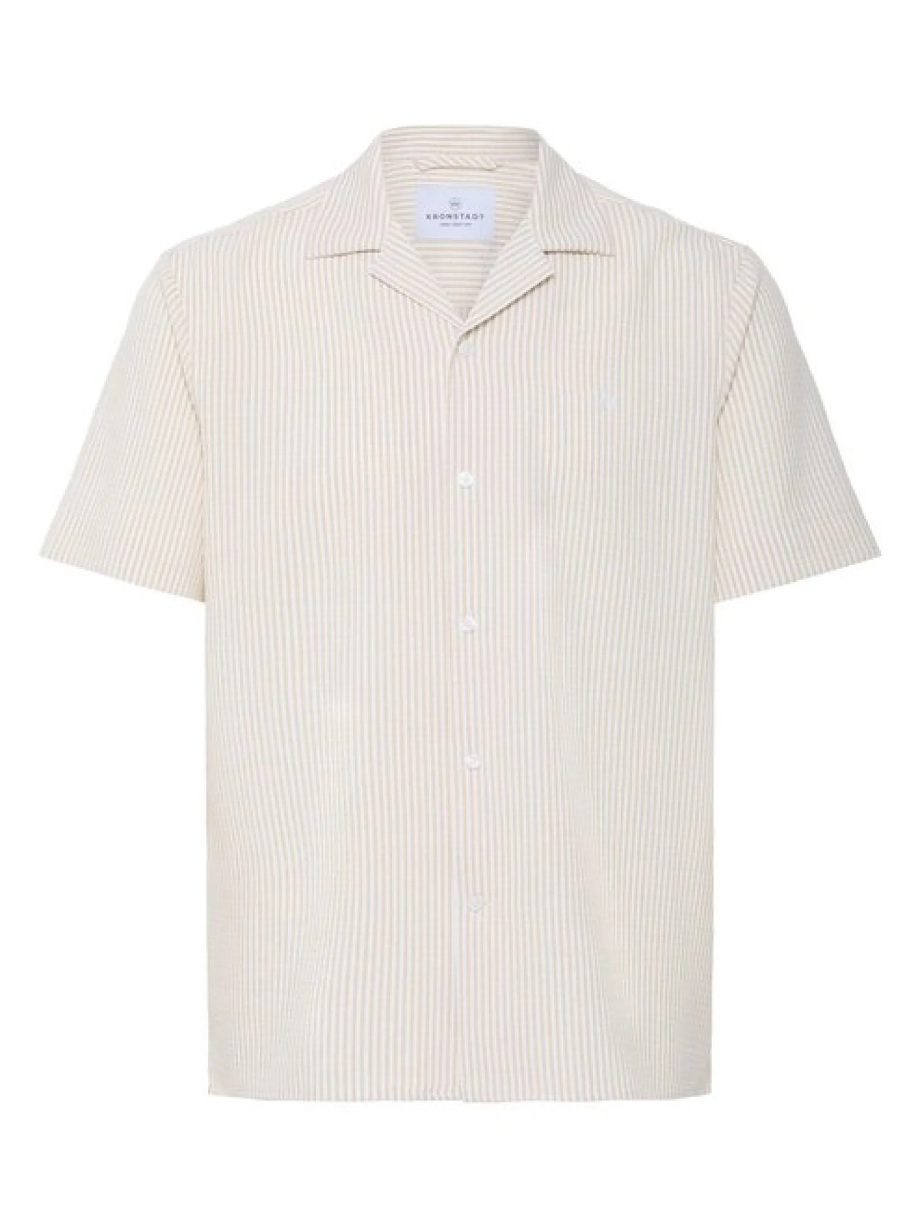 Kronstadt Herren Kurzarmhemd - KSZeldale in beige