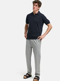 Kronstadt Herren Poloshirt - KSBlake knit in blau