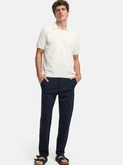 Kronstadt Herren Poloshirt - KSBlake knit in vanille beige