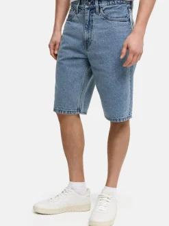 Kronstadt Herren Shorts Jeans - KSBoldgate in bleached denim