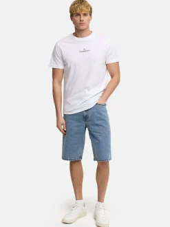 Kronstadt Herren Shorts Jeans - KSBoldgate in bleached denim