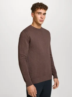 Kronstadt Herren Strickpullover - KSCarlo in braun