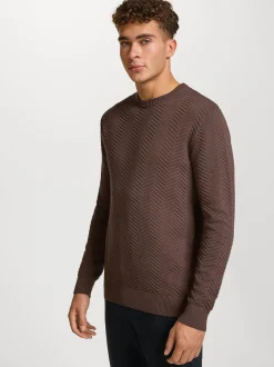 Kronstadt Herren Strickpullover - KSCarlo in braun