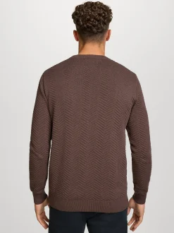 Kronstadt Herren Strickpullover - KSCarlo in braun