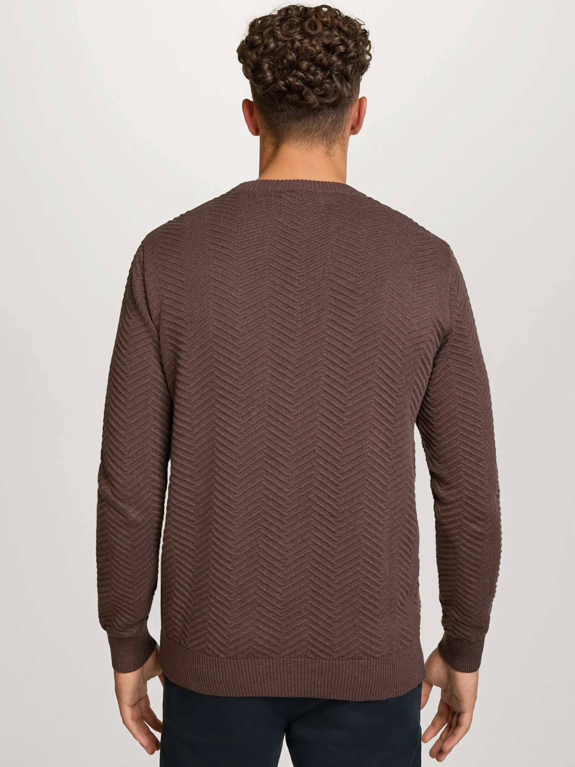 Kronstadt Herren Strickpullover - KSCarlo in braun