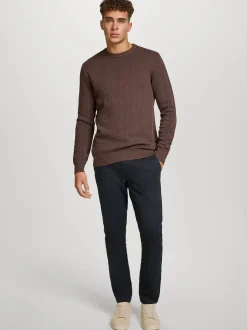 Kronstadt Herren Strickpullover - KSCarlo in braun