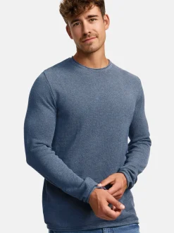 Kronstadt Herren Strickpullover - KSPep in blau