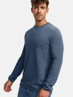 Kronstadt Herren Strickpullover - KSPep in blau