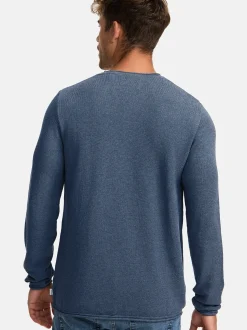 Kronstadt Herren Strickpullover - KSPep in blau