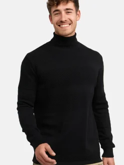 Kronstadt Herren Strickpullover - KSFisker in schwarz