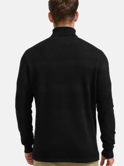 Kronstadt Herren Strickpullover - KSFisker in schwarz