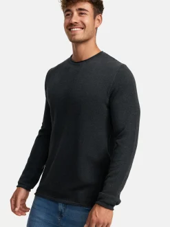 Kronstadt Herren Strickpullover - KSPep in anthrazit