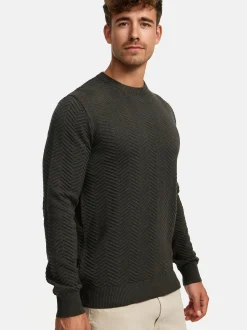Kronstadt Herren Strickpullover - KSCarlo in khaki