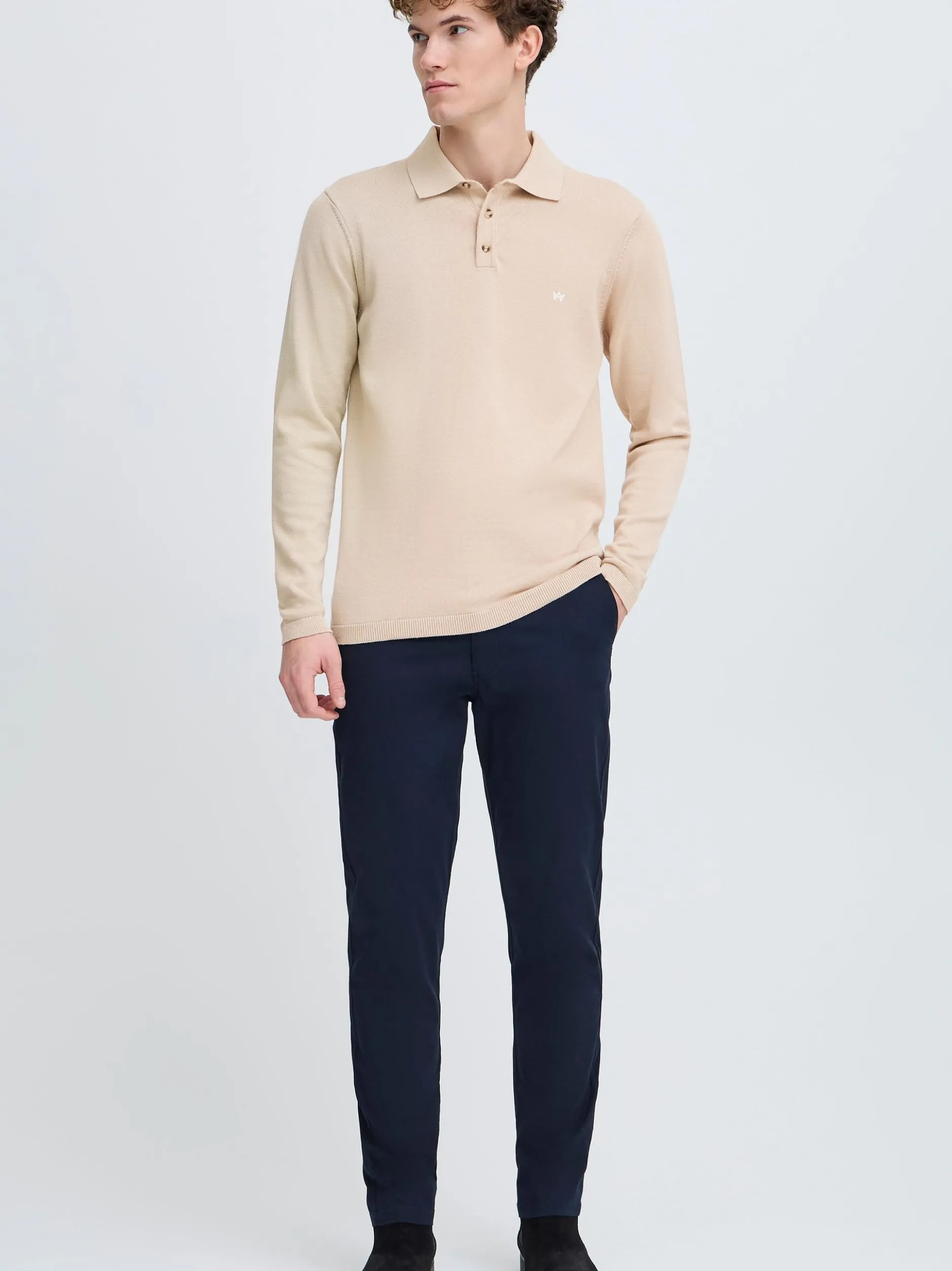 Kronstadt Herren Strickpullover - KSEmil in beige