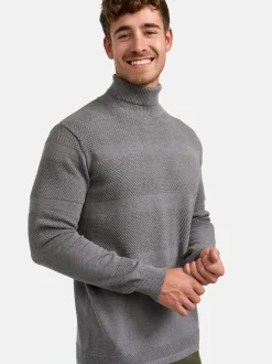 Kronstadt Herren Strickpullover - KSFisker in hellgrau