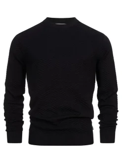 Kronstadt Herren Strickpullover - KSCarlo in schwarz