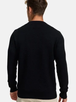 Kronstadt Herren Strickpullover - KSCarlo in schwarz