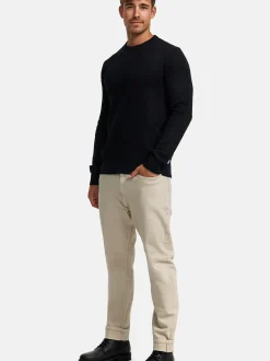 Kronstadt Herren Strickpullover - KSCarlo in schwarz