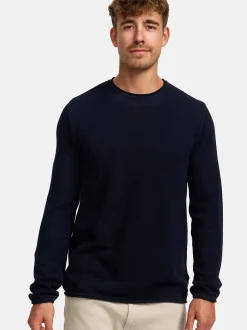 Kronstadt Herren Strickpullover - KSPep in blau