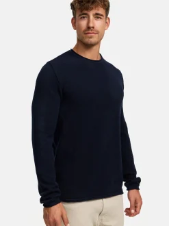 Kronstadt Herren Strickpullover - KSPep in blau