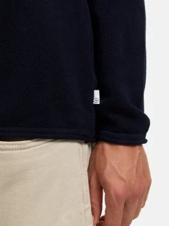 Kronstadt Herren Strickpullover - KSPep in blau