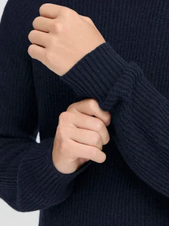 Kronstadt Herren Strickpullover - KSDoors O-neck in blau