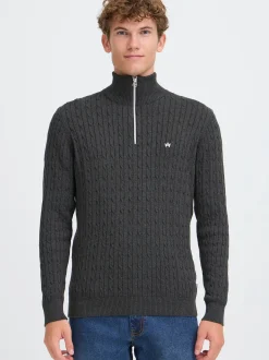 Kronstadt Herren Troyer - KSCall half zip in anthrazit