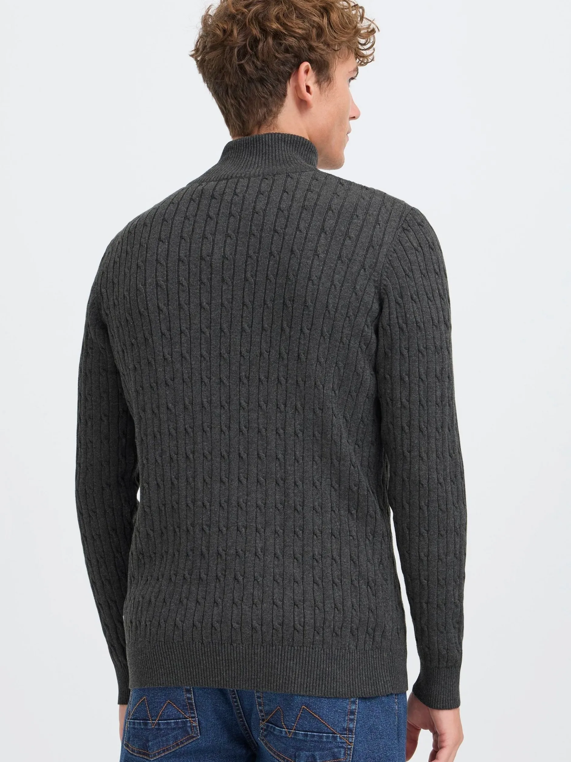 Kronstadt Herren Troyer - KSCall half zip in anthrazit