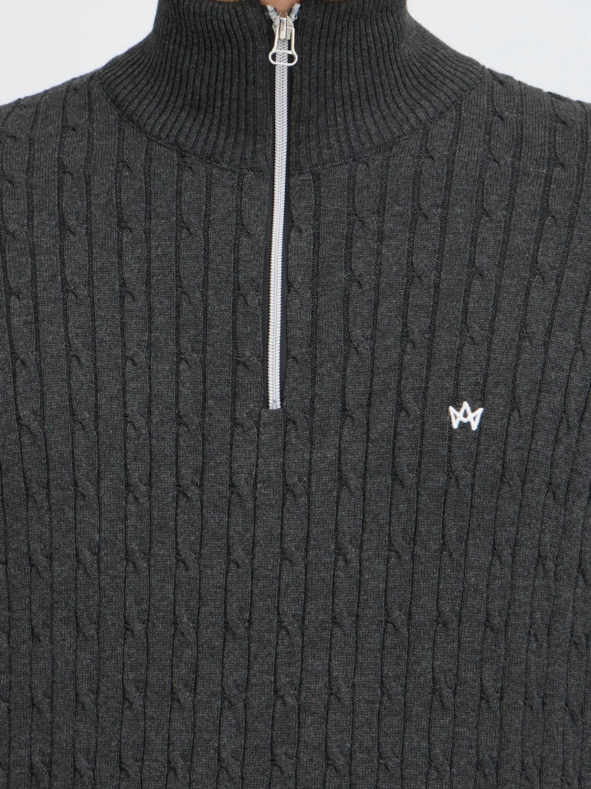 Kronstadt Herren Troyer - KSCall half zip in anthrazit