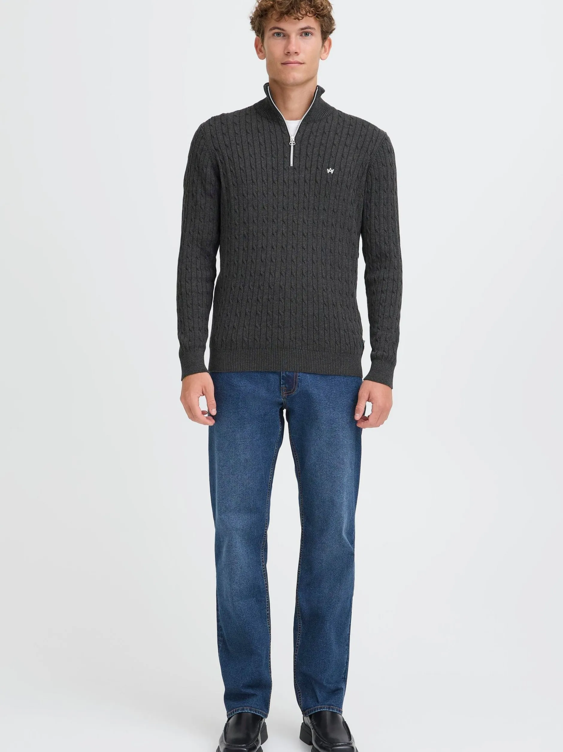 Kronstadt Herren Troyer - KSCall half zip in anthrazit