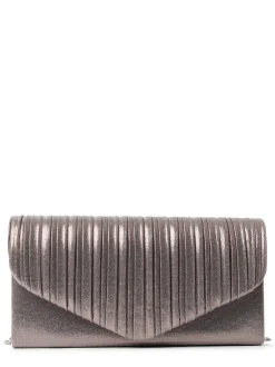 Kurt Kölln Damen Clutch in taupe silber