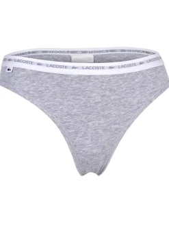 Lacoste Damen String 3er Pack in mehrfarbig
