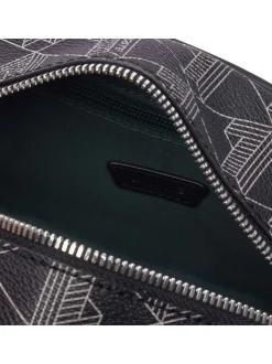 Lacoste Herren Kulturbeutel in schwarz