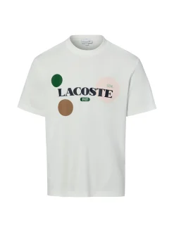 Lacoste Herren T-Shirt in ecru - Ausschnitt: Rundhals