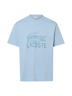 Lacoste Herren T-Shirt in hellblau - Ärmel: kurzarm