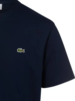 Lacoste Herren T-Shirt in marine - Ausschnitt: Rundhals