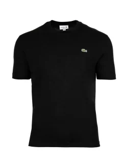 Lacoste Herren T-Shirt in schwarz - Ausschnitt: Rundhals