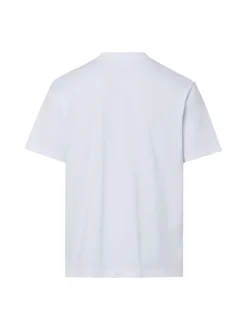 Lacoste Herren T-Shirt in weiß hellblau - Ärmel: kurzarm