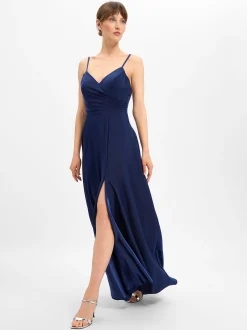 Laona Damen Abendkleid in marine - Ärmel: ohne Arm