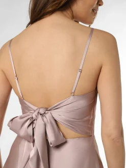 Laona Damen Abendkleid in taupe - Ausschnitt: Wasserfall