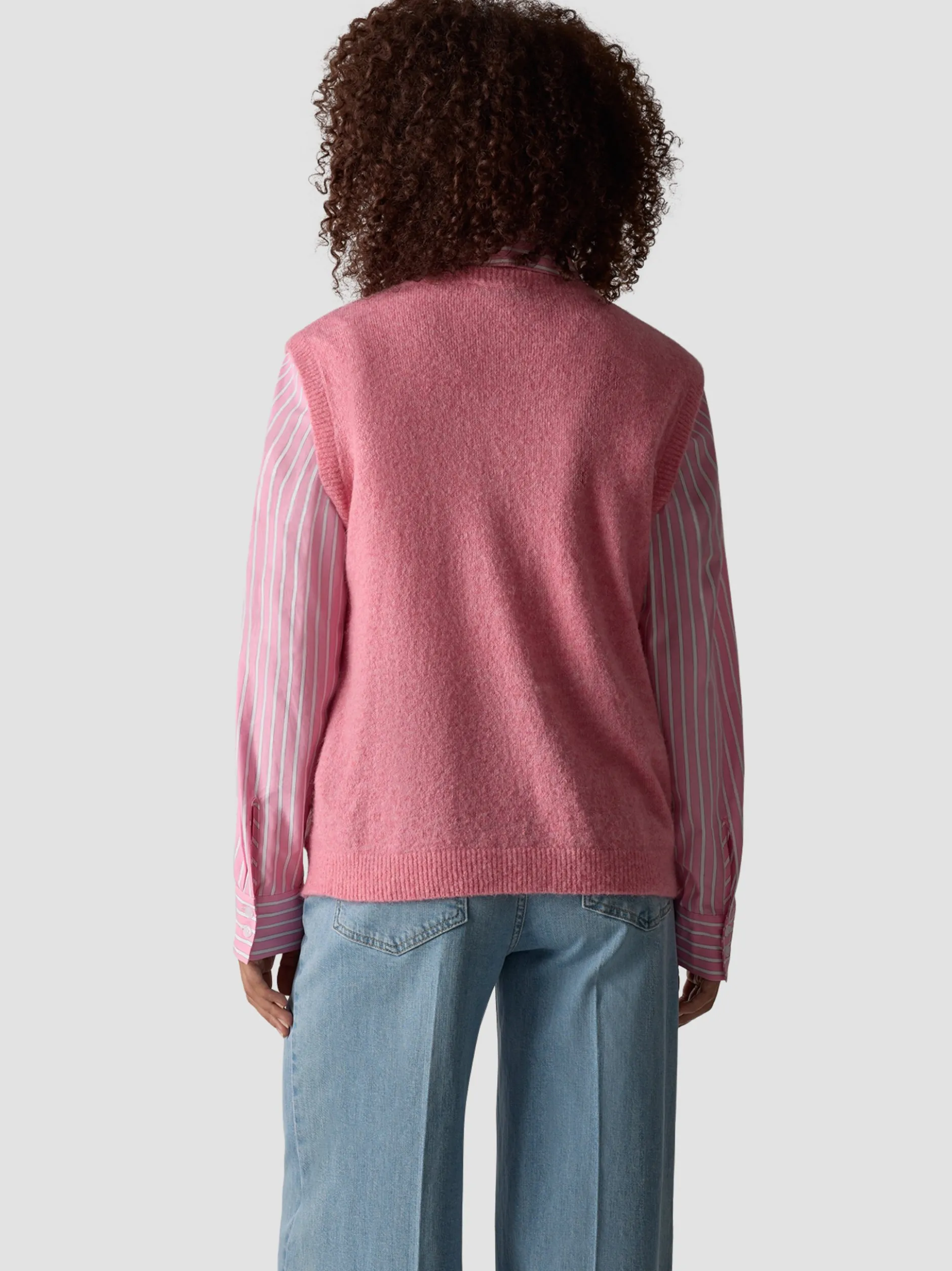 LCMT Damen Strickweste in pink