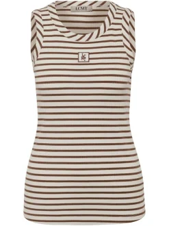LCMT Damen T-Shirt in braun