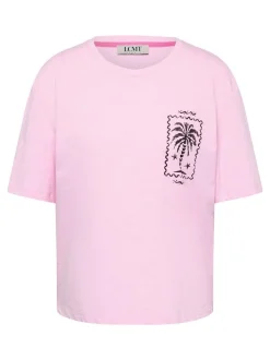 LCMT Damen T-Shirt in rosa