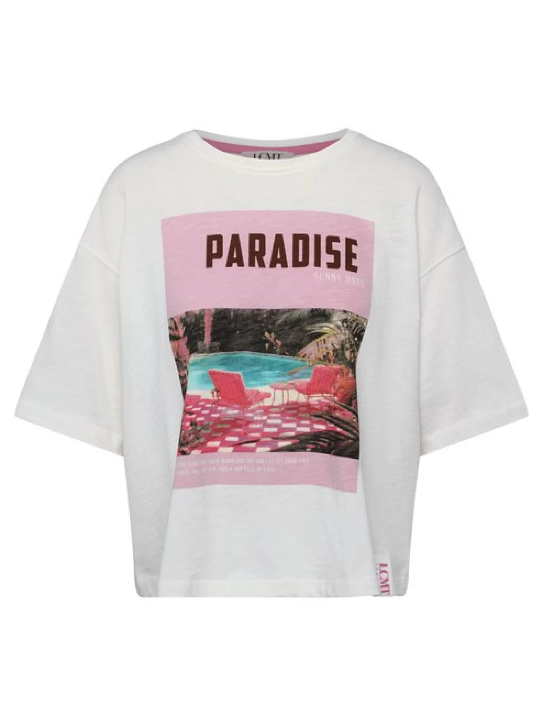 LCMT Damen T-Shirt in weiß