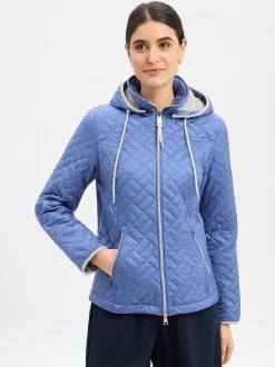 Lebek Damen Steppjacke in blau