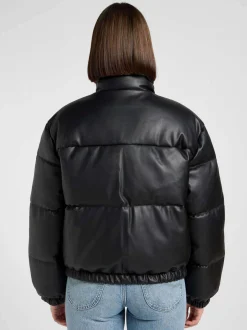 Lee Damen Jacke - Rider Puffer in schwarz