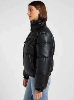 Lee Damen Jacke - Rider Puffer in schwarz